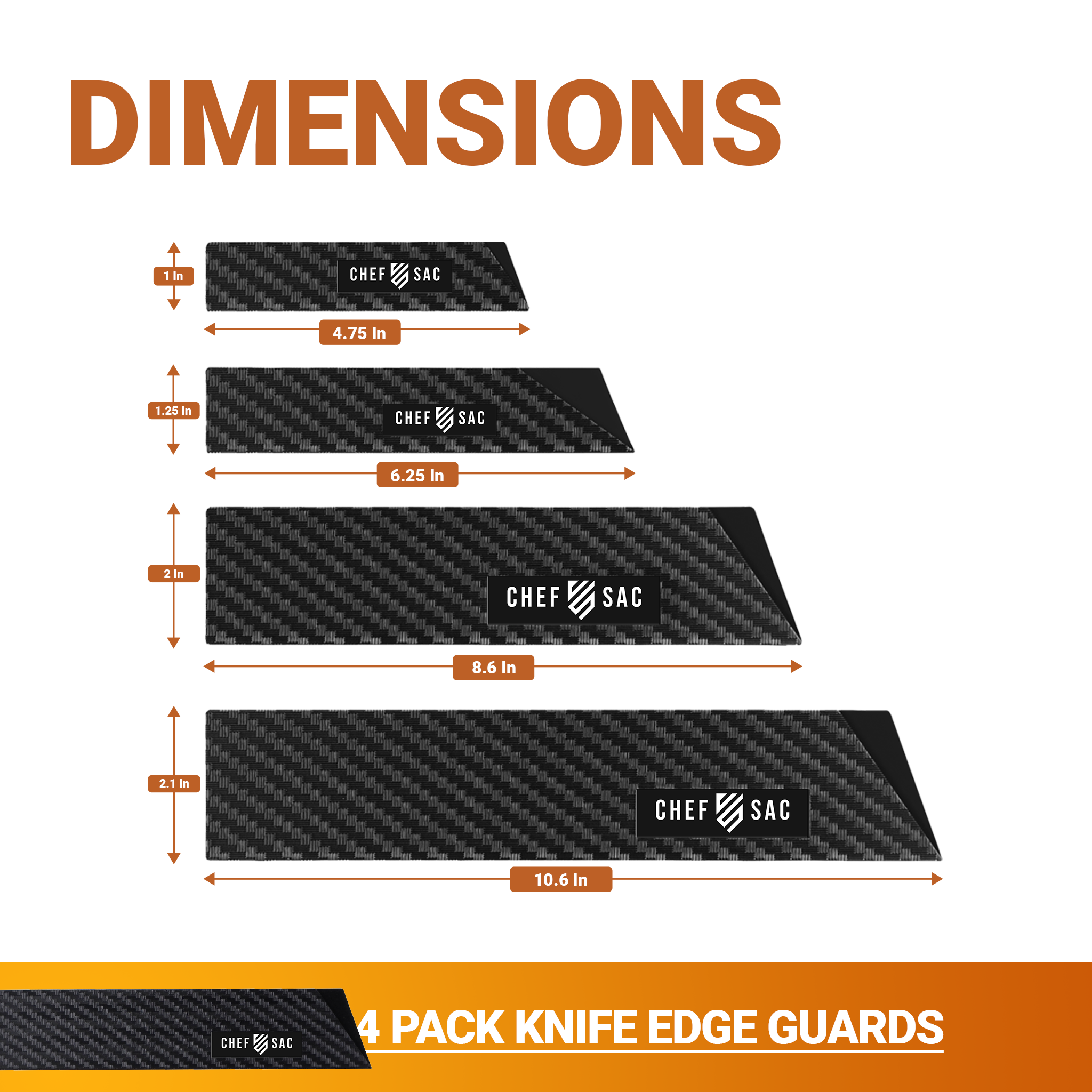 10-inch Chef's Angled Edge-Guards