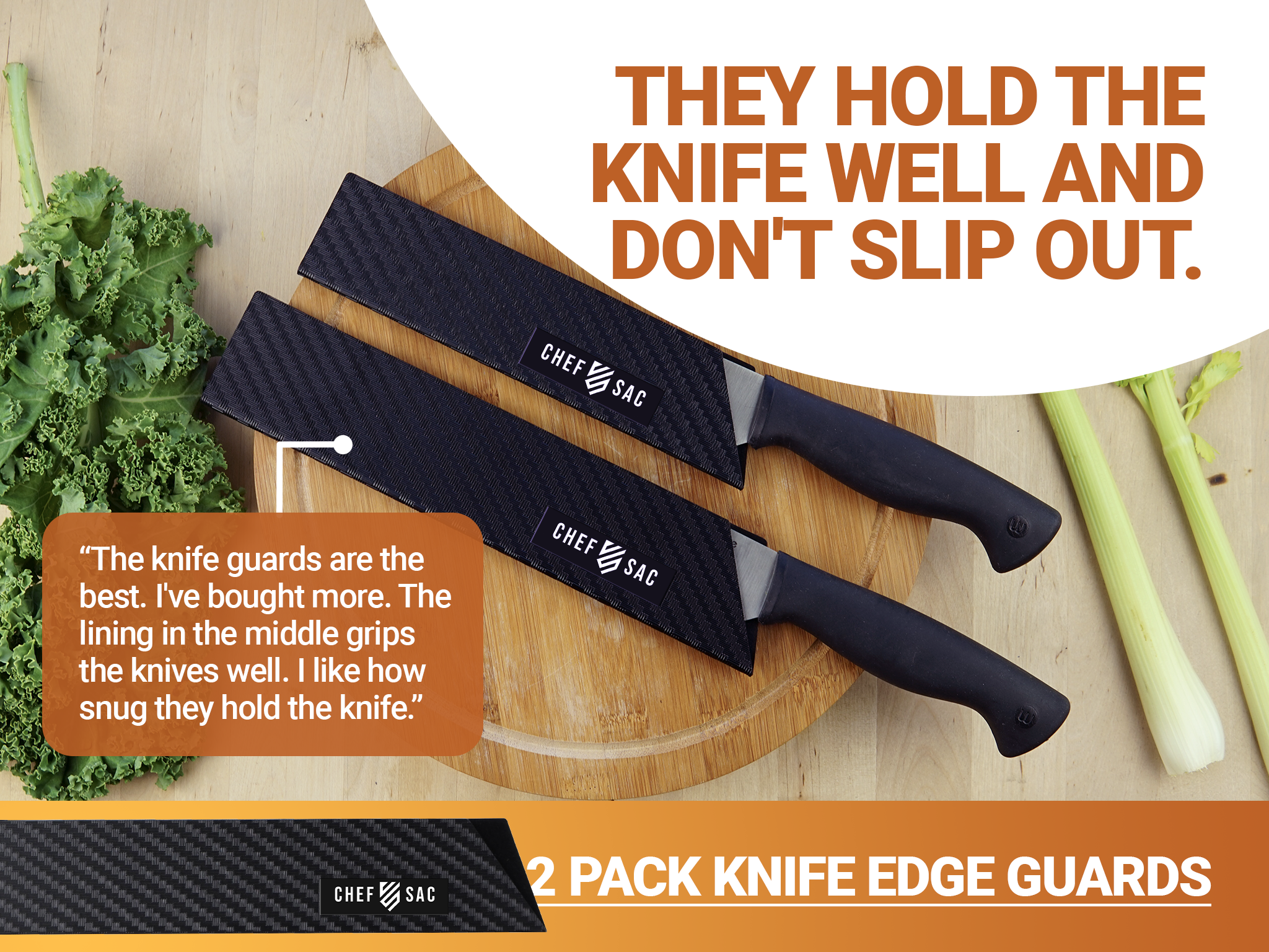 Chef Sac Knife Edge Guard 10-Piece Set