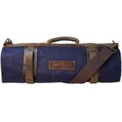 Waxed Canvas & Leather Chef Knife Roll Bag