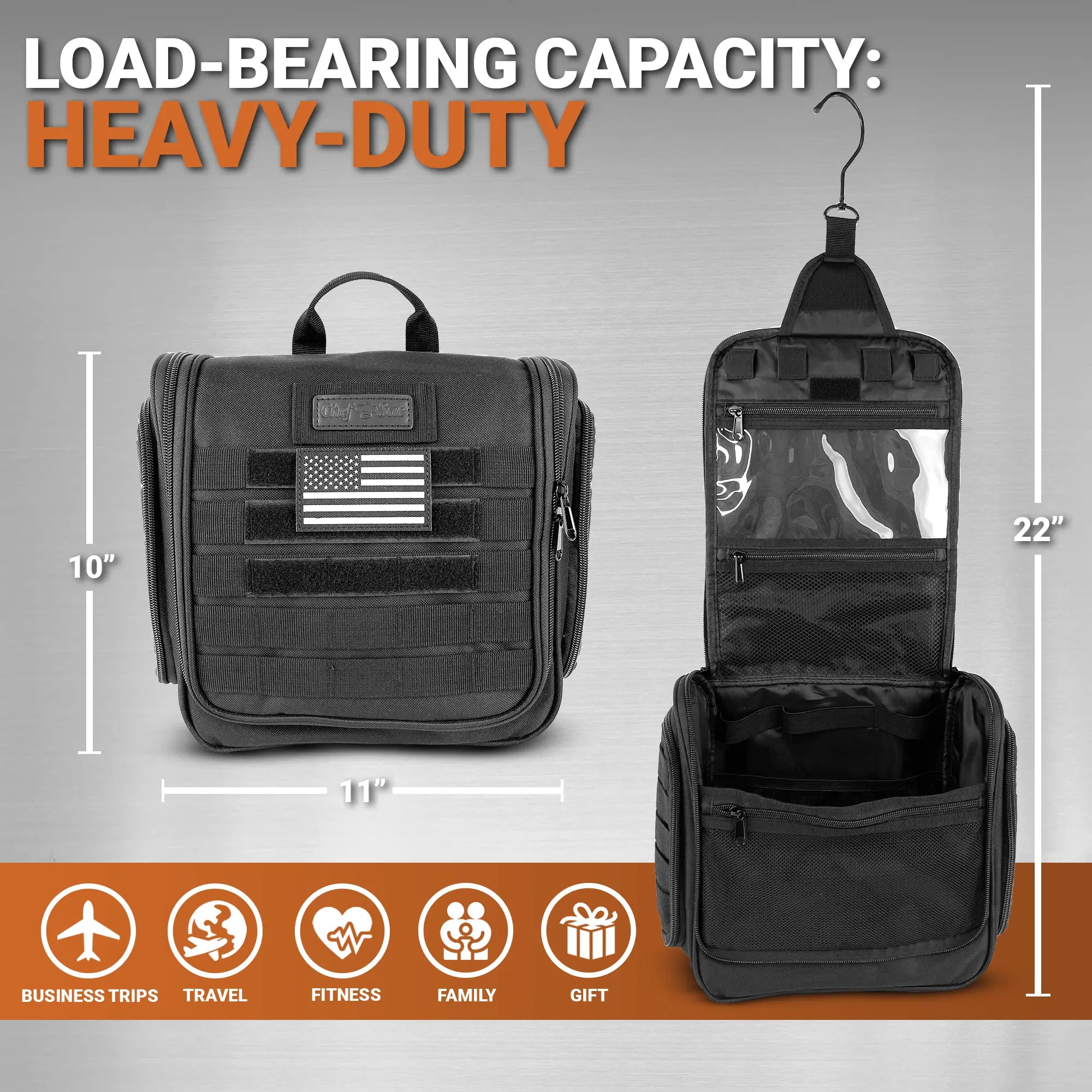 Tactical Toiletry Dopp Kit Bag