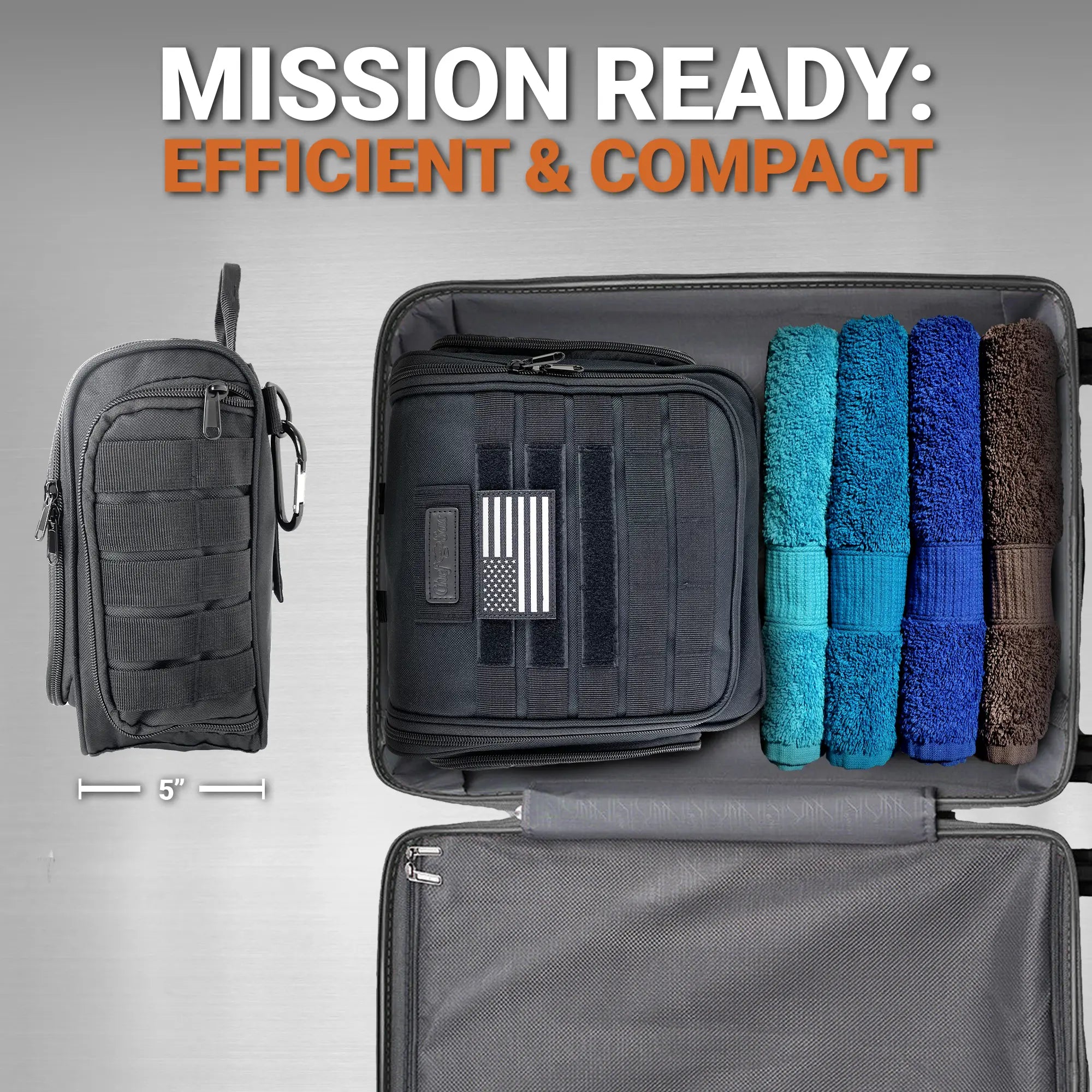 Tactical Toiletry Dopp Kit Bag