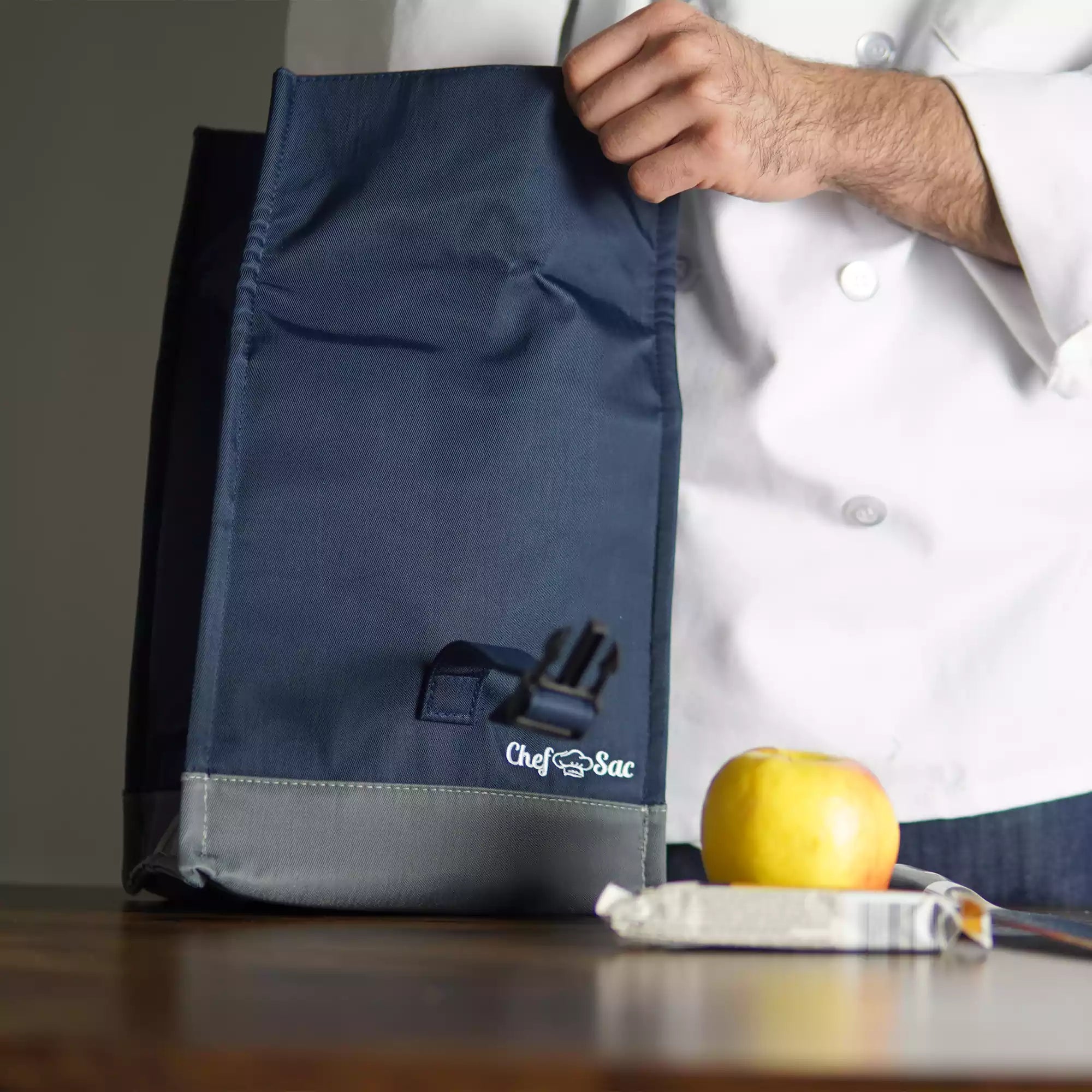 Rolled-up lunch bag